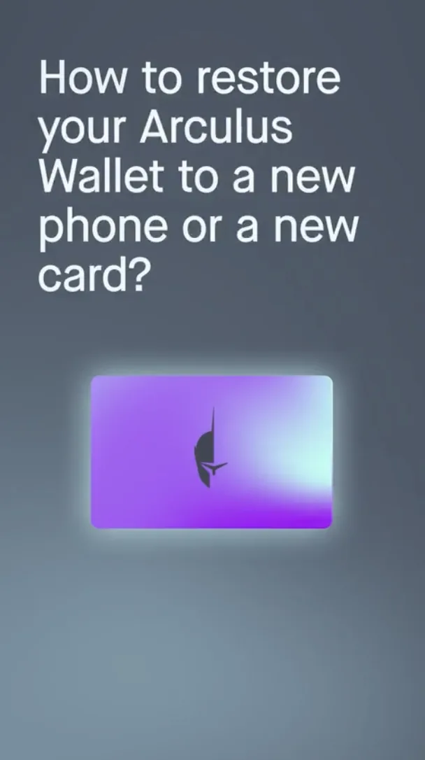Q: How do I restore my wallet to a new phone or card?